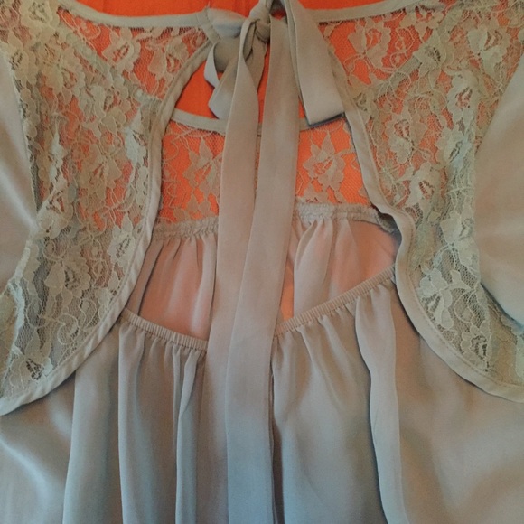 Rue 21 blouse, mint green, M - Picture 4 of 4
